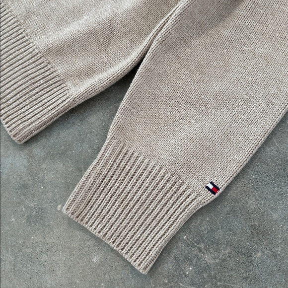 Tommy Hilfiger Fairisle Nordic Turtleneck Tan Sweater - Picture 6 of 8